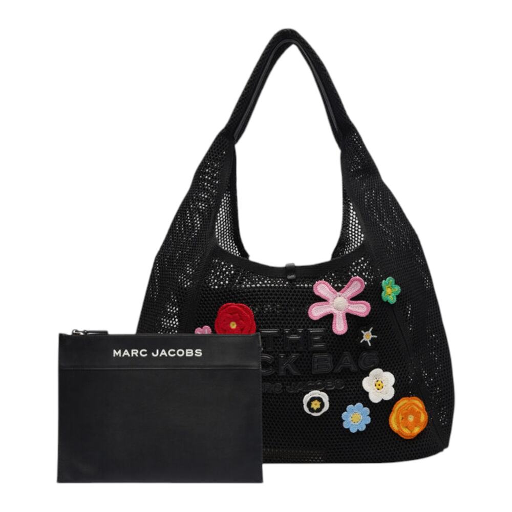 MARC JACOBS The Daisy Crochet Sack Bag in Black - Picture 3 of 12